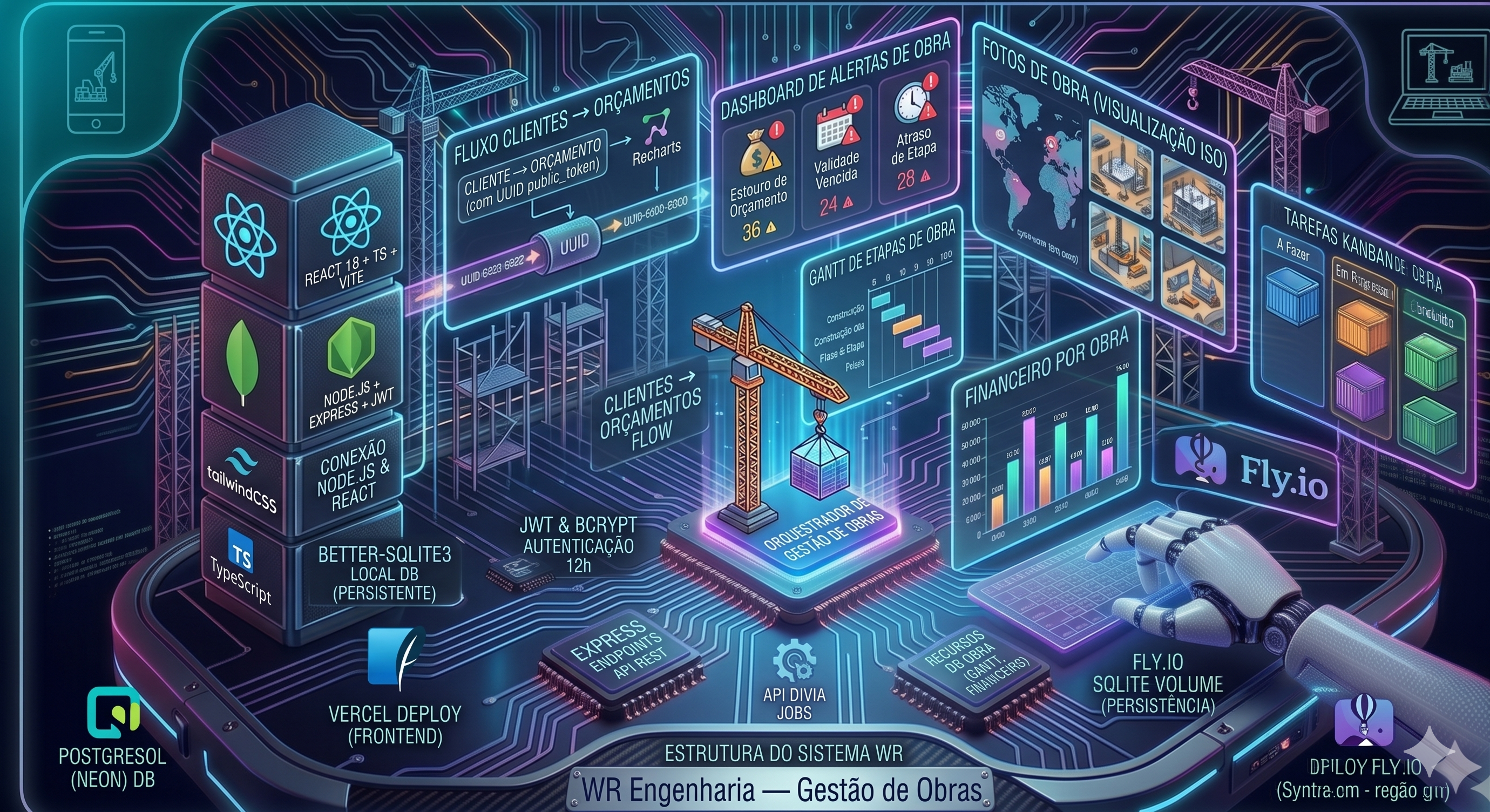 WR Engenharia — Sistema de Gestão de Obras